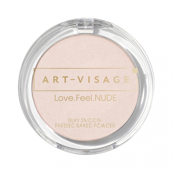 Пудра для лица `ART-VISAGE` LOVE.FEEL.NUDE запеченная с шелковым финишем тон 411 Холодный бежевый