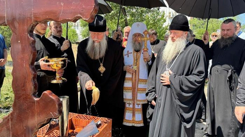 В Шымкенте заложили храм-памятник на месте гибели православных христиан