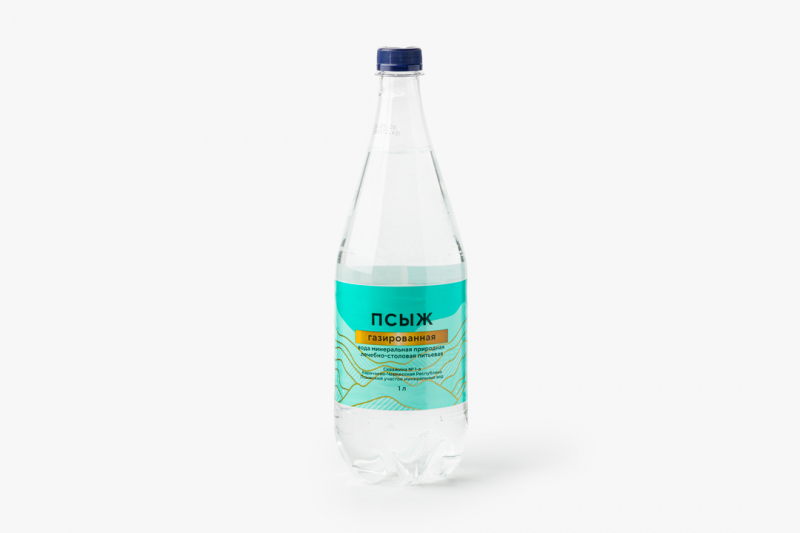 Вода минеральная "Псыж" газ., 1 л