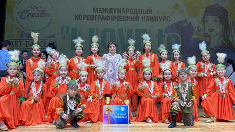 Юные танцоры из Казахстана завоевали Гран-при в Ташкенте